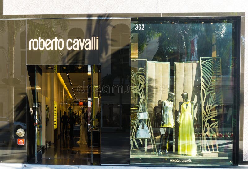 Roberto Cavalli Store Exterior Redactionele Fotografie - Image of ...