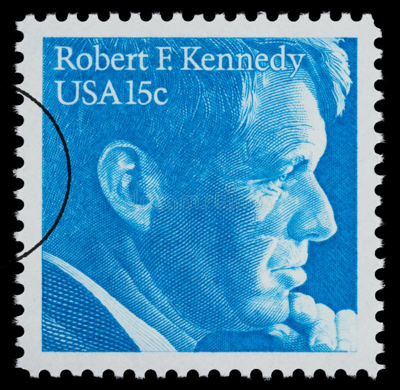 Roberto F Kennedy Postage Stamp Foto editorial Ilustración de kennedy