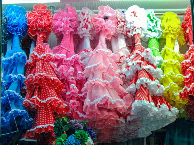Robes de flamenco images libres de droits Robes de flamenco images libres de droits