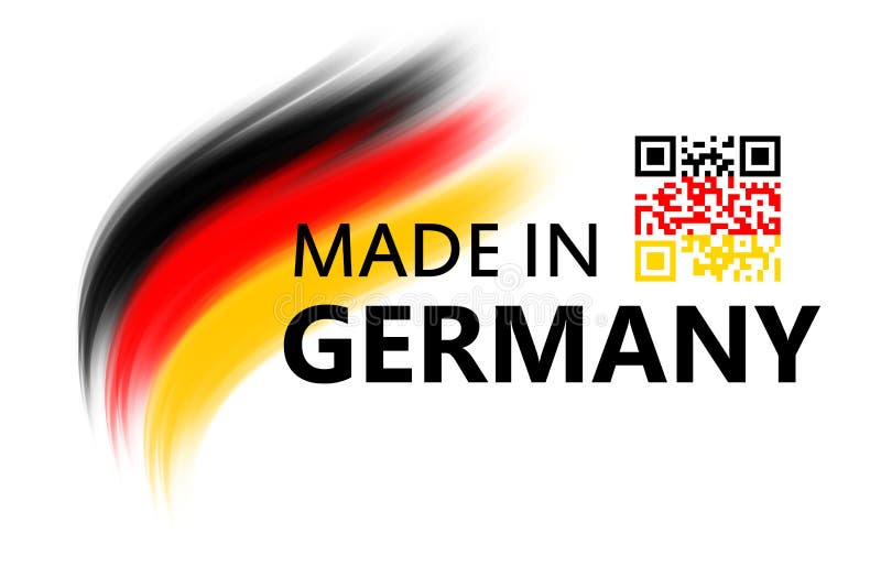 Wyprodukowano w Niemczech royalty ilustracja