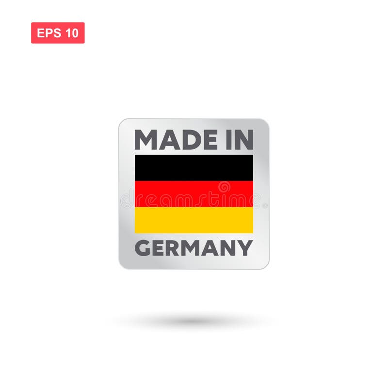 Wyprodukowano w Niemczech wektor ilustracja wektor