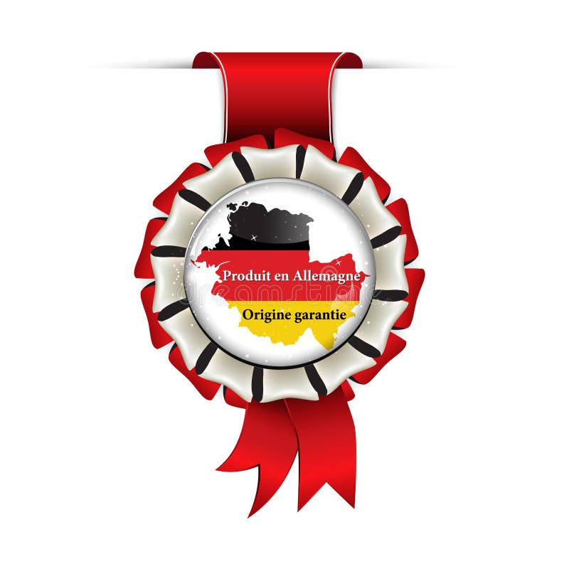 Robić w Niemcy, premii ilość - Francuski język ilustracja wektor