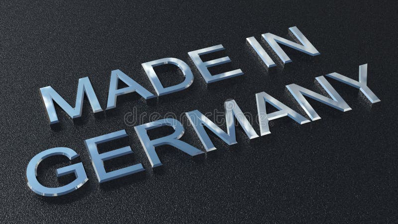 Robić w Niemcy znaku royalty ilustracja