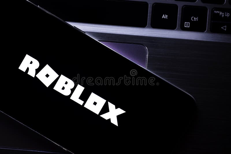 Roblox App Icon. Selective Focus. Editorial Stock Photo - Image of