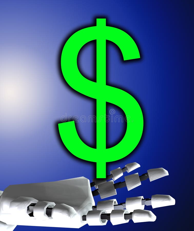 Robo Hand And Dollar