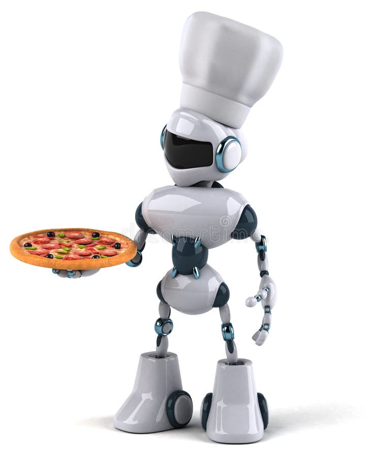 Bounce rangle største Pizza Robot Stock Illustrations – 544 Pizza Robot Stock Illustrations,  Vectors & Clipart - Dreamstime