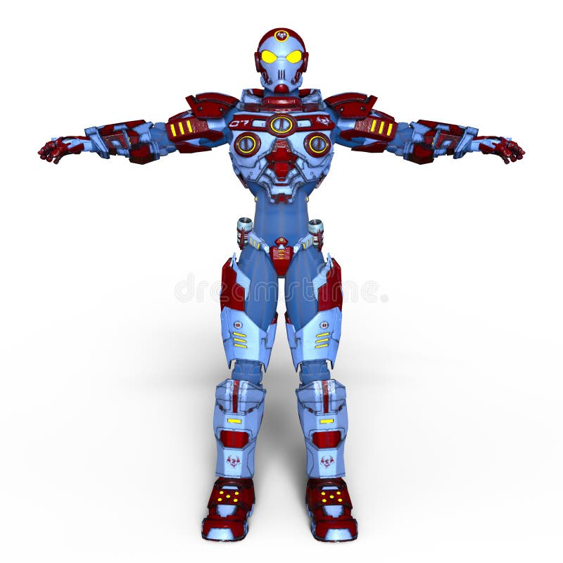 Robot stock illustratie