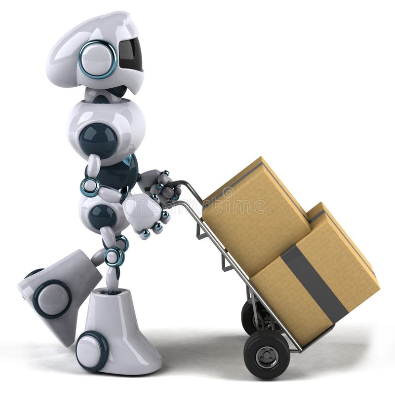 Robot royalty free illustration