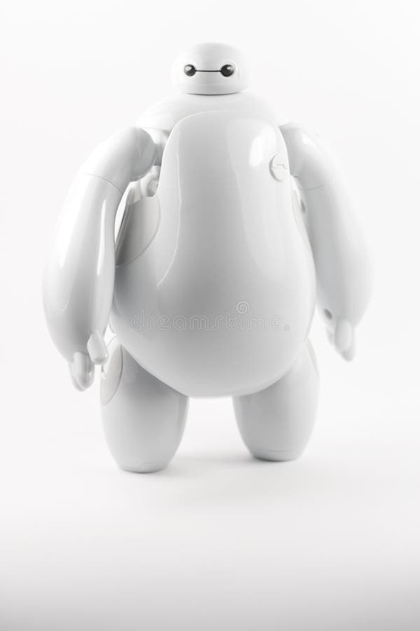 Robot BAYMAX od DUŻEGO bohatera 6 Disney filmu fotografia stock Robot BAYMAX od DUŻEGO bohatera 6 Disney filmu fotografia stock