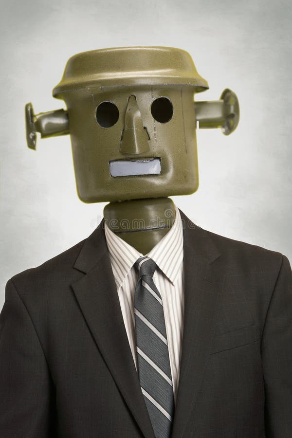 Robot business person stock photo Robot business person stock photo