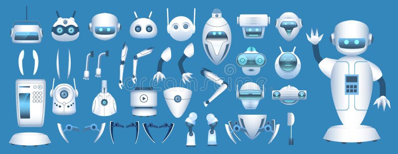 Cartoon Robots Alphabet Funny Robot Characters Abc Letters For Kids And Education Poster With Robotic Friend Mascots Stock Vector Illustration Of English Alphabetical