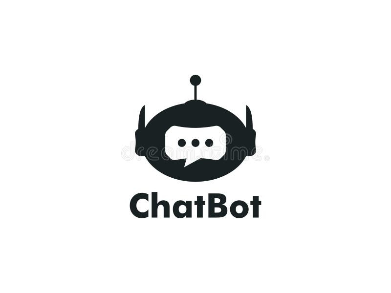 Robot Chat or Chat Bot logo. modern conversation automatic technology logo design vector template, suitable for web, business and other