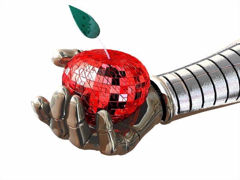 Robot hand royalty free illustration