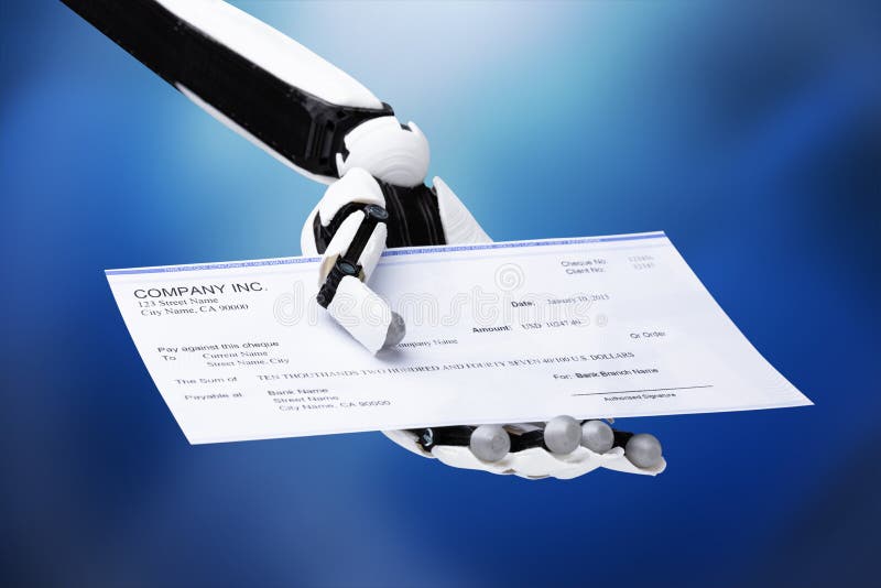 Robot-handhållningskontroll royaltyfria bilder
