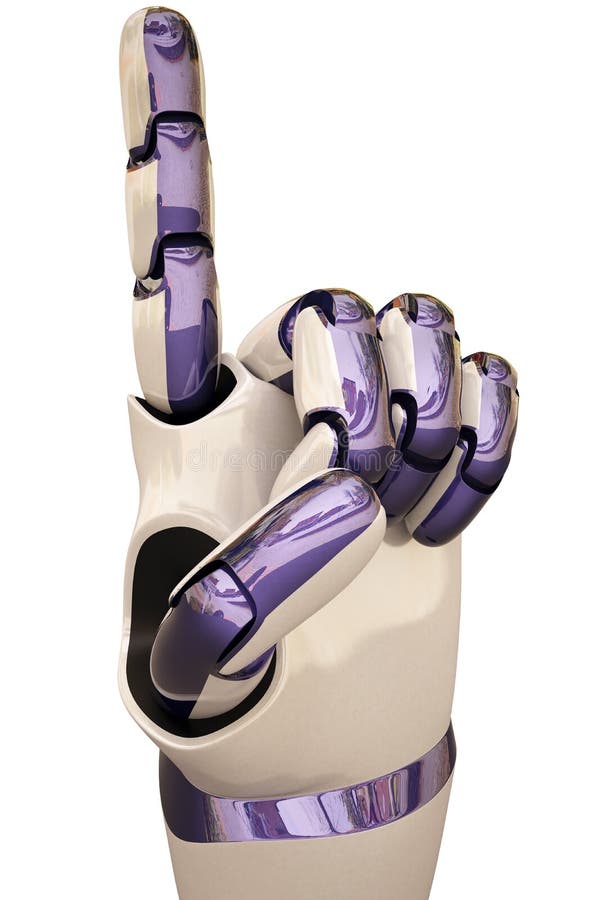 Robot hands stock illustration