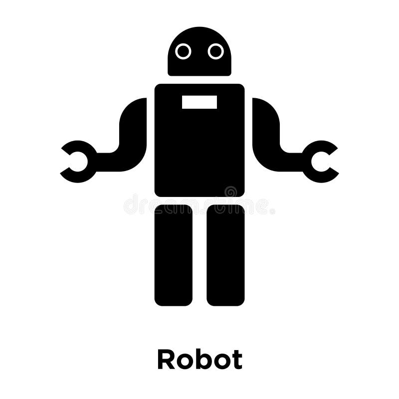 Robot Icon Vector Isolated On White Background Logo Concept Of Stock Vector Illustration Of Metal Artificial Robot Icon Vector Isolated On White Background Logo Concept Of Stock Vector Illustration Of Metal Artificial