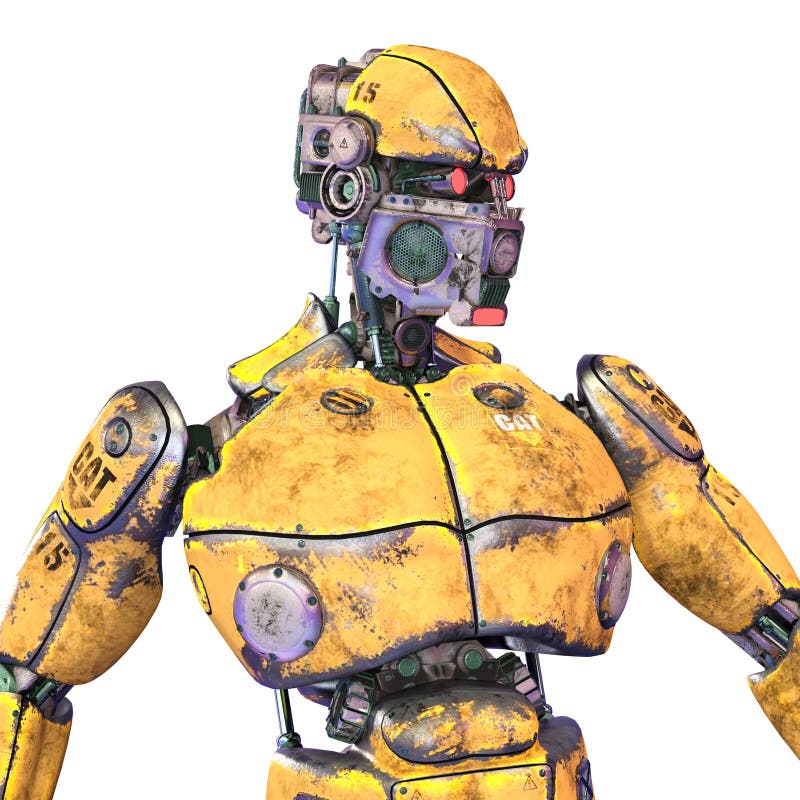 Robot royalty free illustration