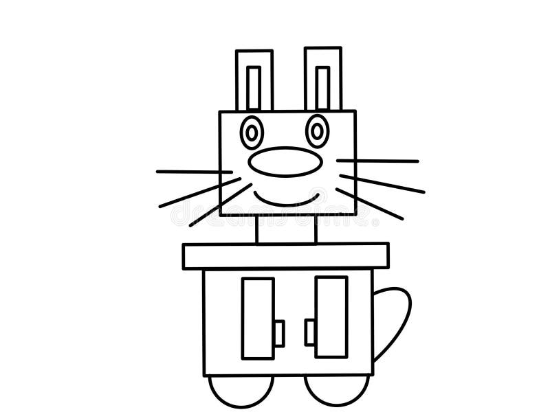 23+ Robot Cat Coloring Page