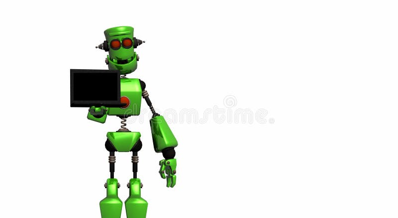 Robot with labtop