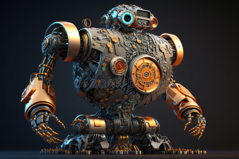 Robot. New technologies. Artificial intelligence. GPT Chat. openAI. Wallpaper. Background. vector illustration