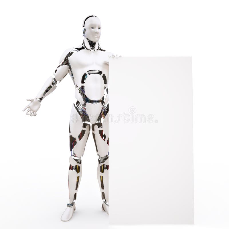 Robot_p2 royalty free illustration