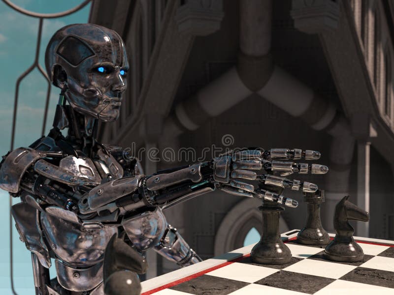 Futuristic Cyber Chess Holographic Pieces AI Stock Illustration -  Illustration of pieces, artificial: 281330401