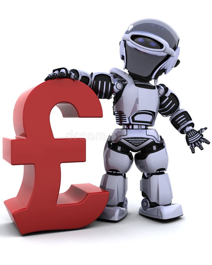 Robot with pound symbol