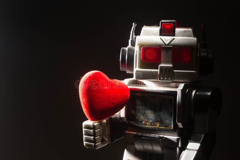 Robot serce obrazy stock Robot serce obrazy stock