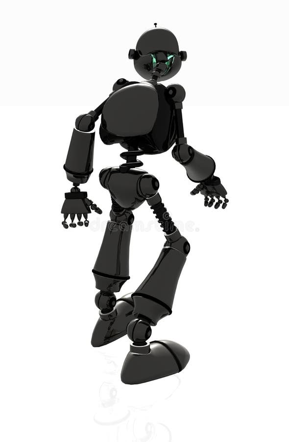 Robot walking away