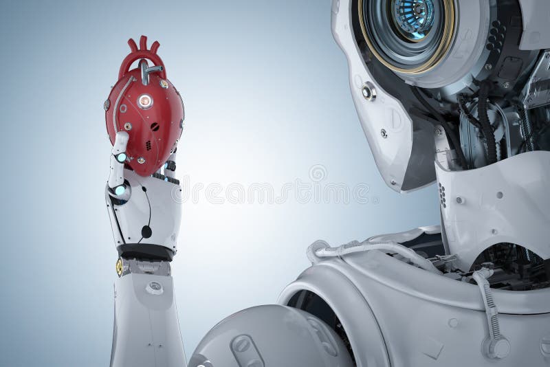 Robota mienia serce ilustracji Robota mienia serce ilustracji