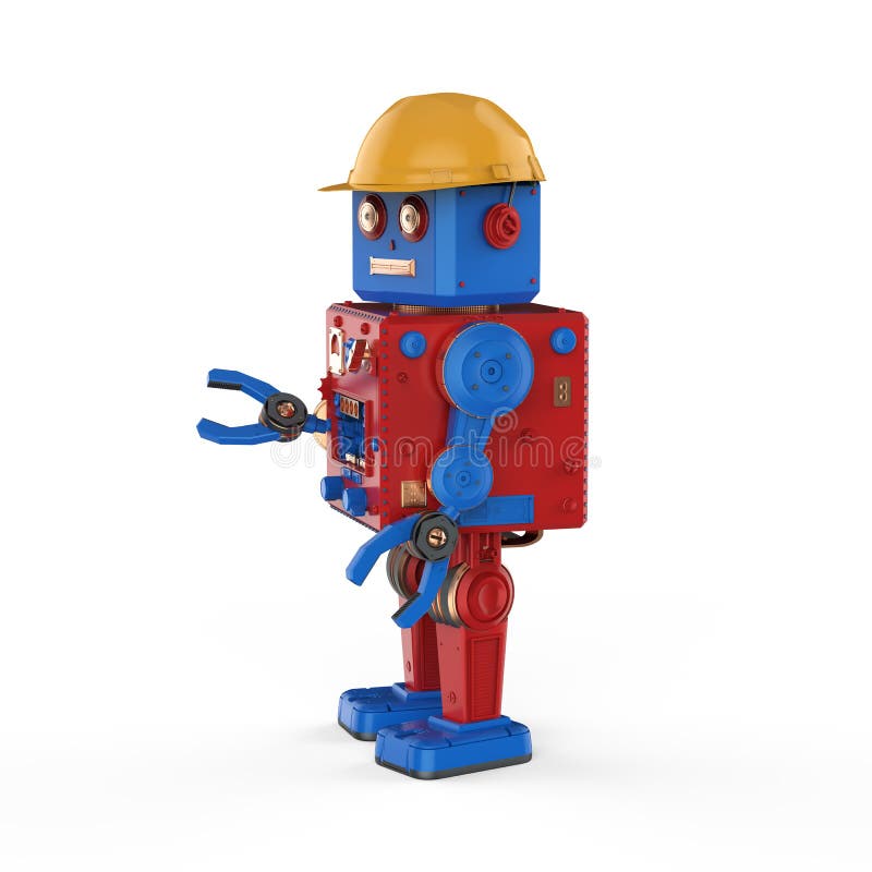 Roboterkonzept des Ingenieurs vektor abbildung