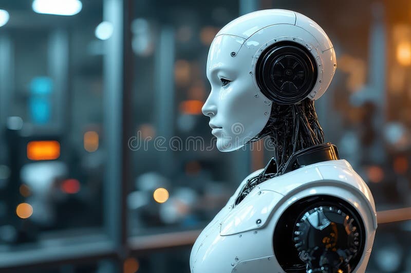 Robotic Innovations Unleashed royalty free illustration