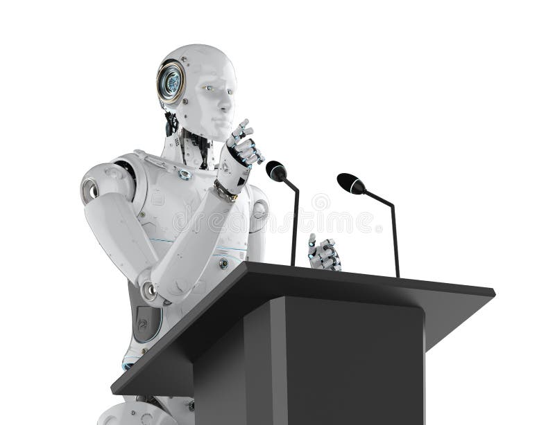 Robotic public speaker