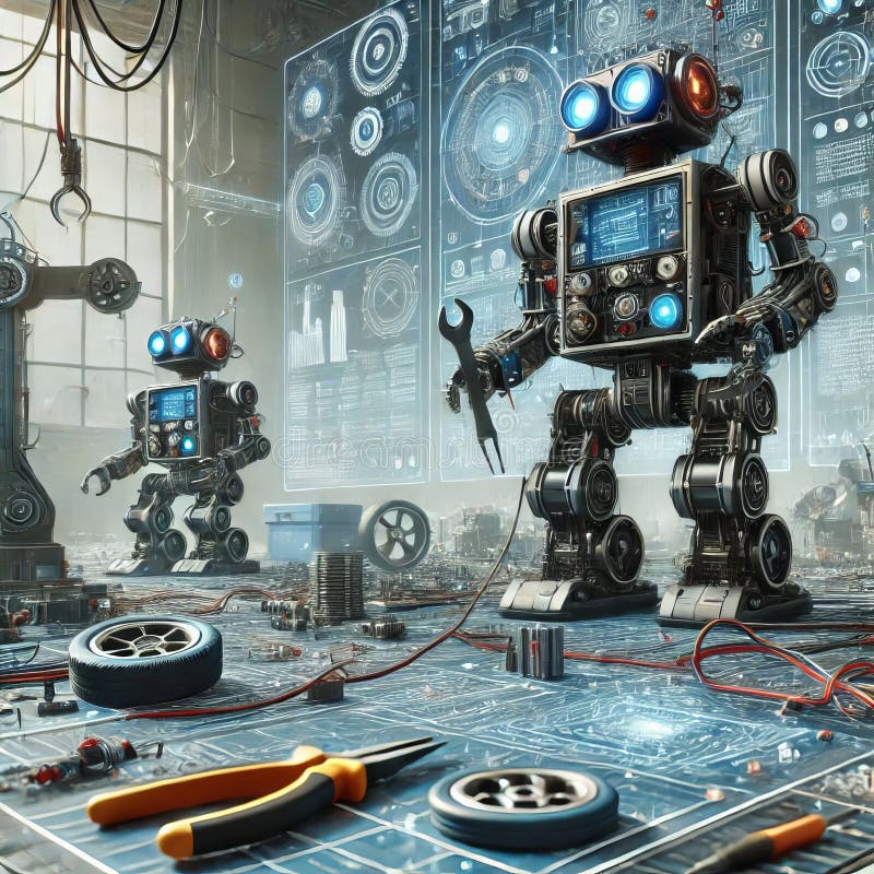 Robotics Building and Programming Robots To Perform Tasks or Int Stock ...