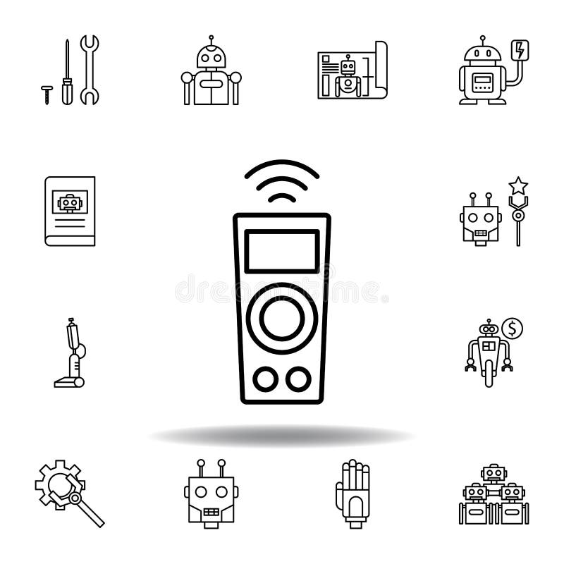 Robotics remote control outline icon. set of robotics illustration icons. signs, symbols can be used for web, logo, mobile app, UI royalty free illustration Robotics remote control outline icon. set of robotics illustration icons. signs, symbols can be used for web, logo, mobile app, UI royalty free illustration