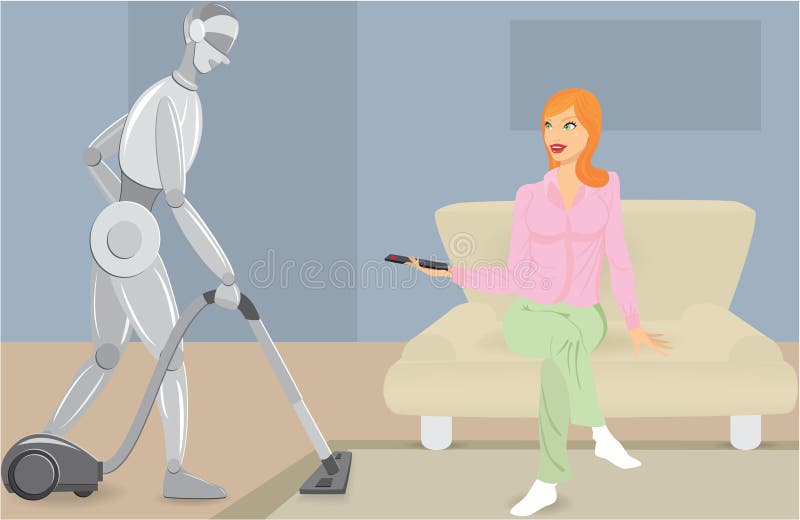 Robotization royaltyfri illustrationer Robotization royaltyfri illustrationer