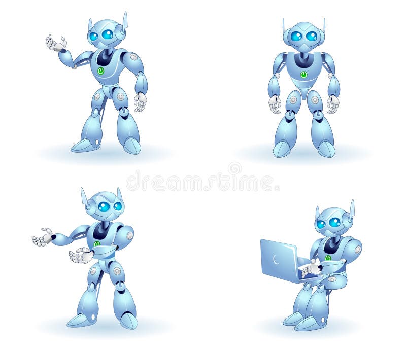Robots stock illustration