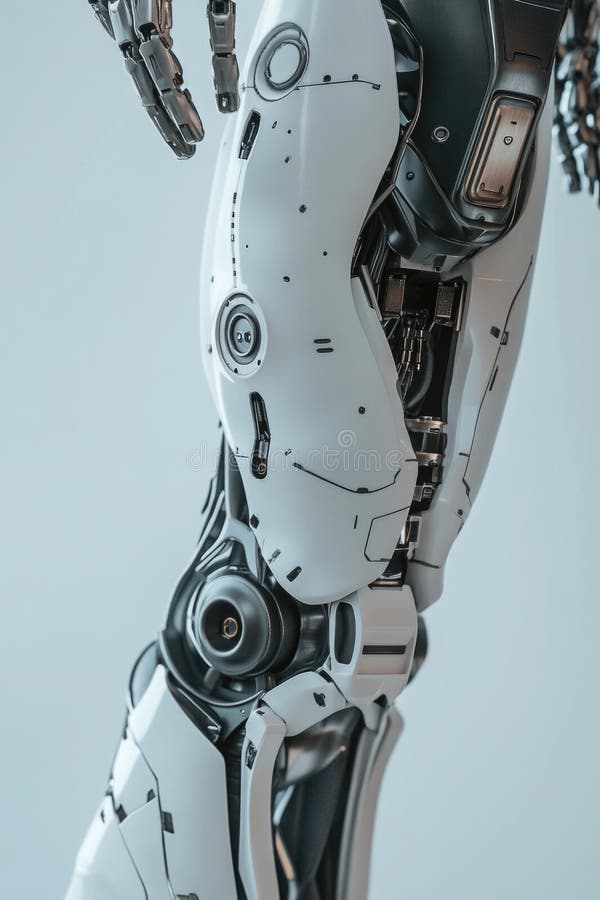 Robot Legs Close Up royalty free stock photo