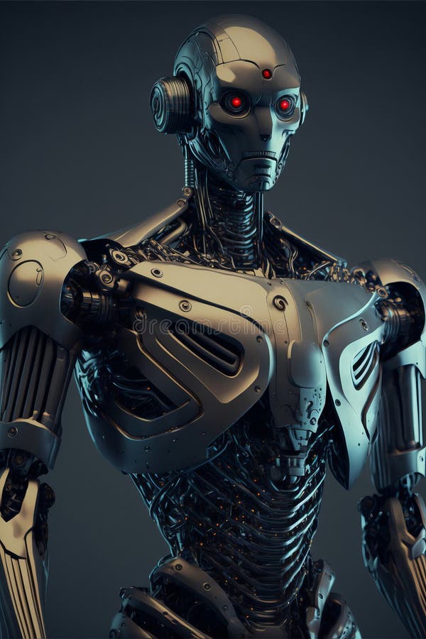 Robots. Soldier Robot Hyper Realistic. Conceptual Project 2025