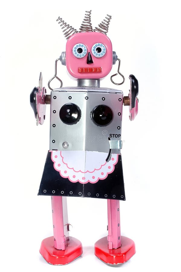 Robô da empregada doméstica do brinquedo