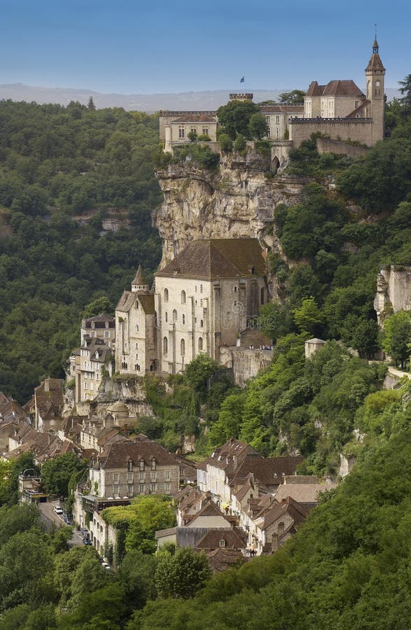 Rocamadour - région de sort - la France images stock Rocamadour - région de sort - la France images stock