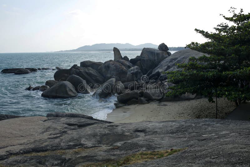Rocas del abuelo y de la abuela en Koh Samui, Tailandia fotografía de archivo libre de regalías Rocas del abuelo y de la abuela en Koh Samui, Tailandia fotografía de archivo libre de regalías