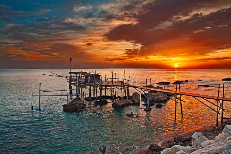 Rocca San Giovanni, Chieti, Abruzzo, Italy: Adriatic sea coast w