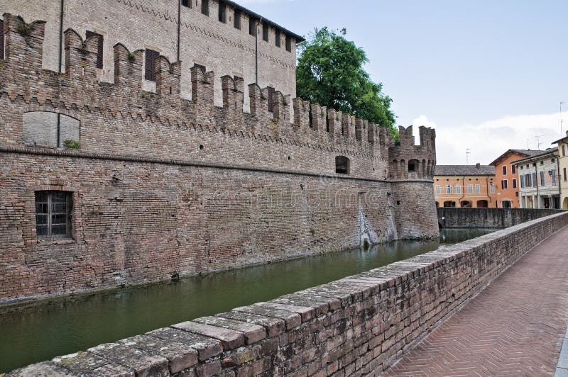 Rocca Sanvitale. Fontanellato. Emilia-Romagna. Ita stock fotografie Rocca Sanvitale. Fontanellato. Emilia-Romagna. Ita stock fotografie