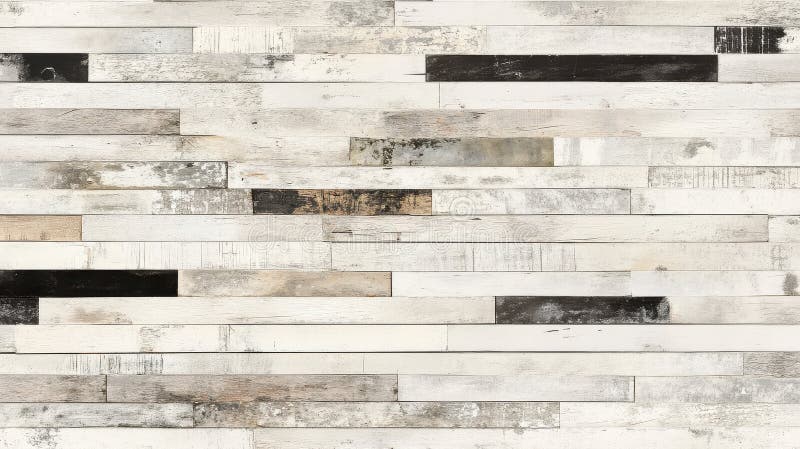 Rocce di legno in rustico con fondo bianco e nero in difficoltà illustrazione di stock