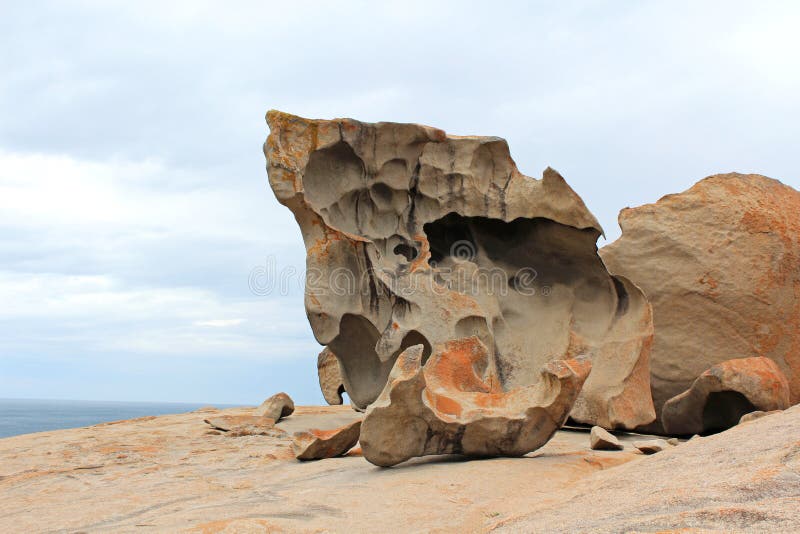 Remarkable Rocks, impressive rock formations in Kangaroo Island, Australia. Remarkable Rocks, impressive rock formations in Kangaroo Island, Australia