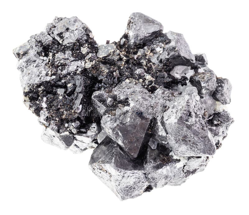 Roche Cristalline De Minerai De Fer Magnétique Naturel De Magnétite Image  stock - Image du rugueux, objet: 170796507