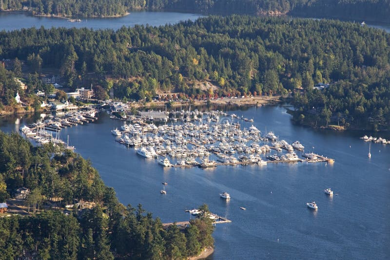 Roche Harbor San Juan Islands Washington royalty free stock photos