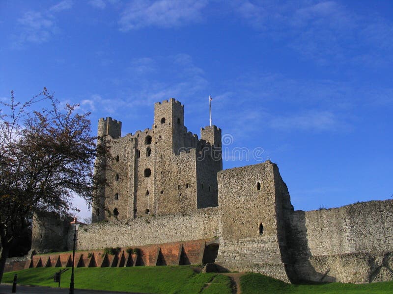 Rochester-Schloss stockbild Rochester-Schloss stockbild