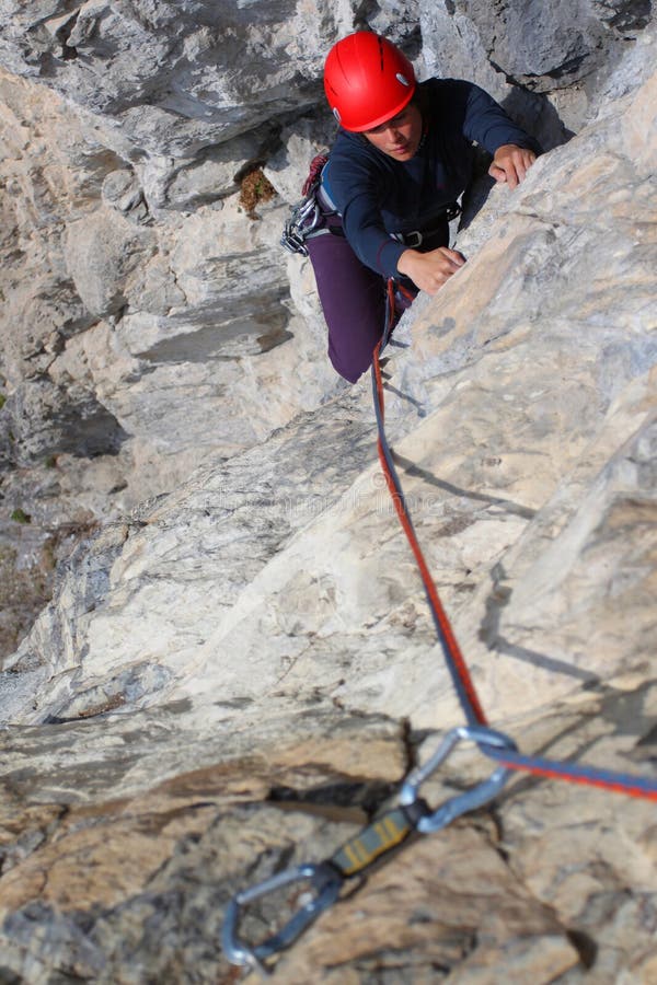 Rock climbing